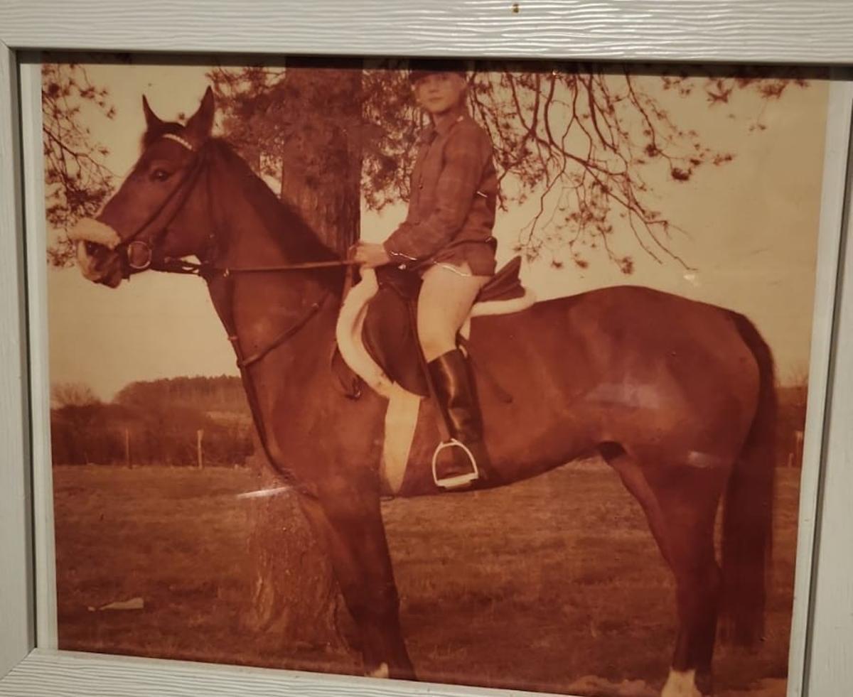 Kathrin Mermi-Schmelz ist als Jugendliche sehr viel geritten.