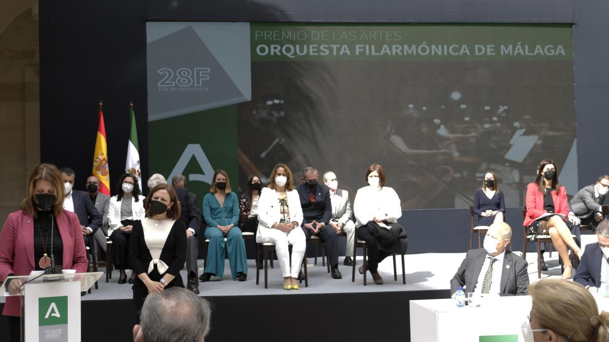 Entrega de los premios por el Día de Andalucía en Málaga