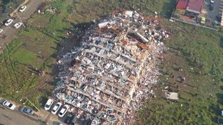 VÍDEO | La destrucción del terremoto de Turquía, a vista de pájaro: imágenes aéreas de la tragedia