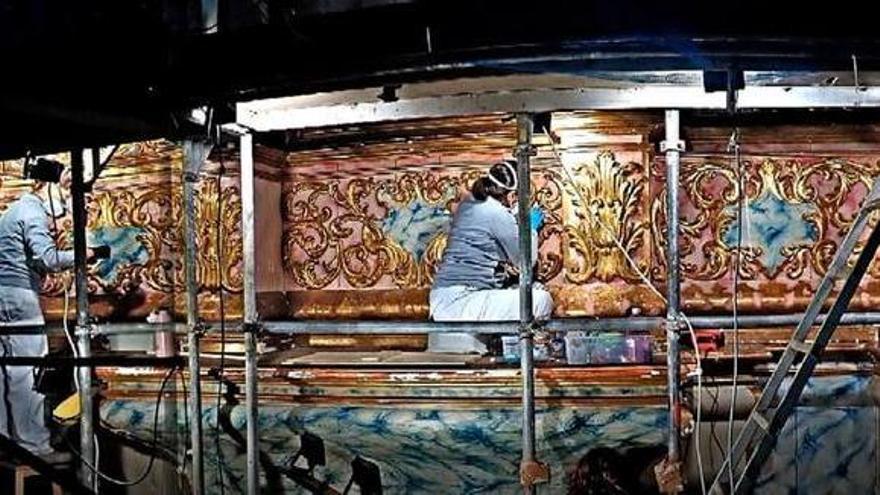 La Basílica del Pino culmina la restauración de parte de su patrimonio