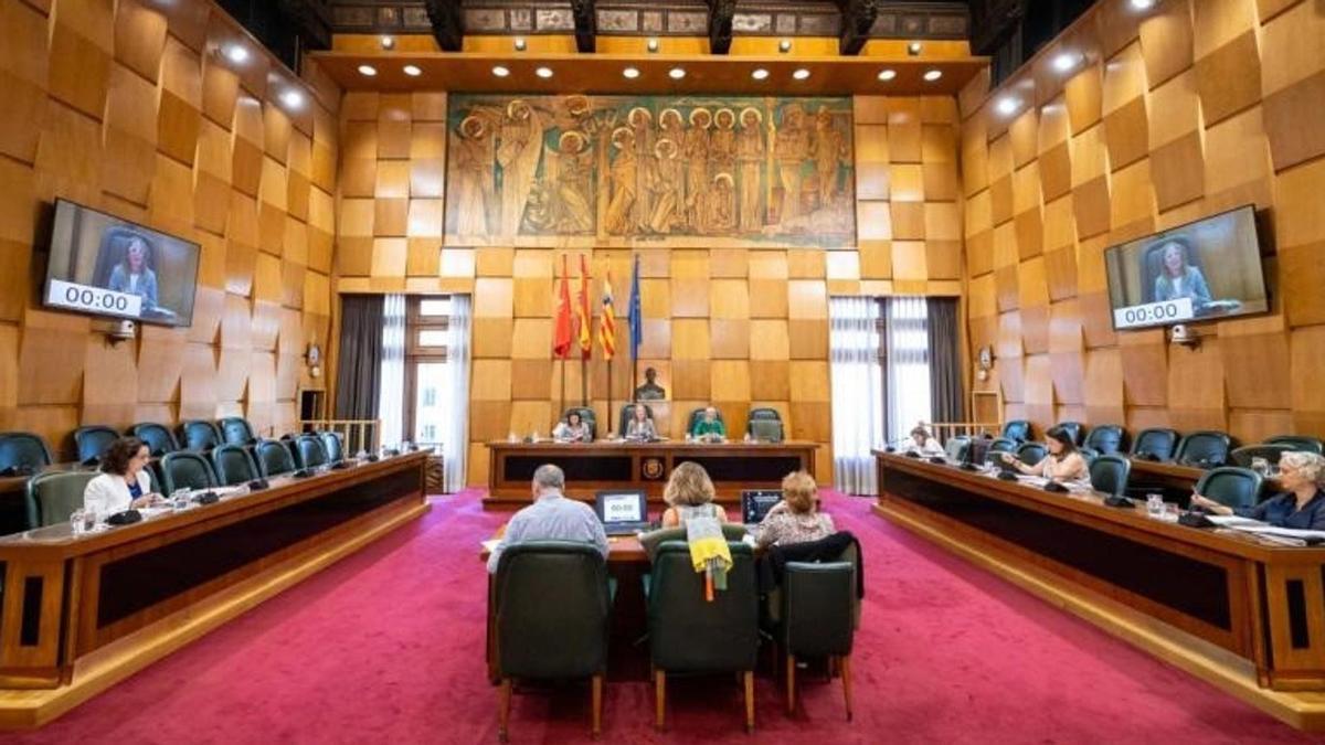 Comisión de Hacienda y Fondos Europeos del Ayuntamiento de Zaragoza.