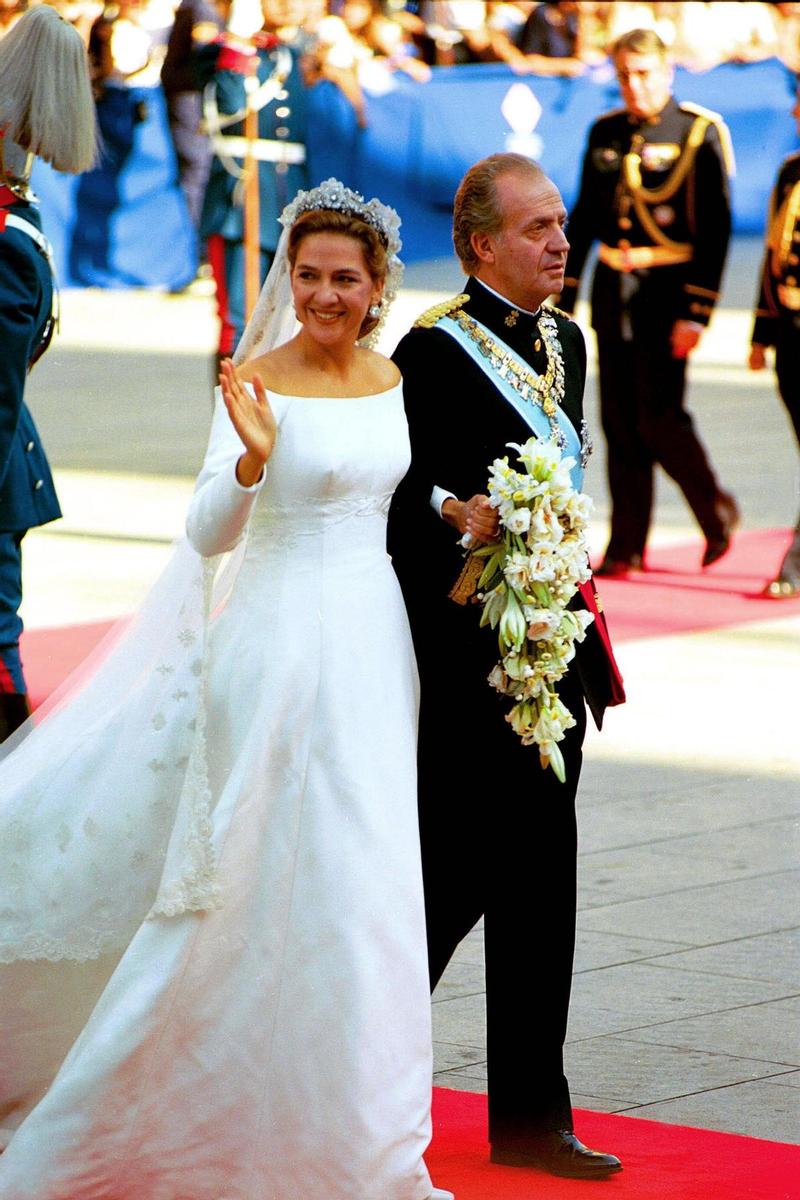 El vestido de novia de la infanta Cristina