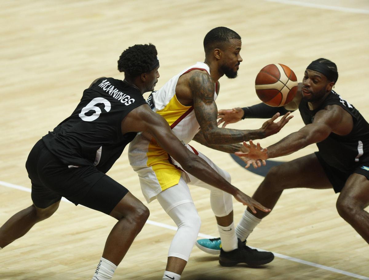 Lorenzo Brown en la final de España contra Bahams del preolímpico de València