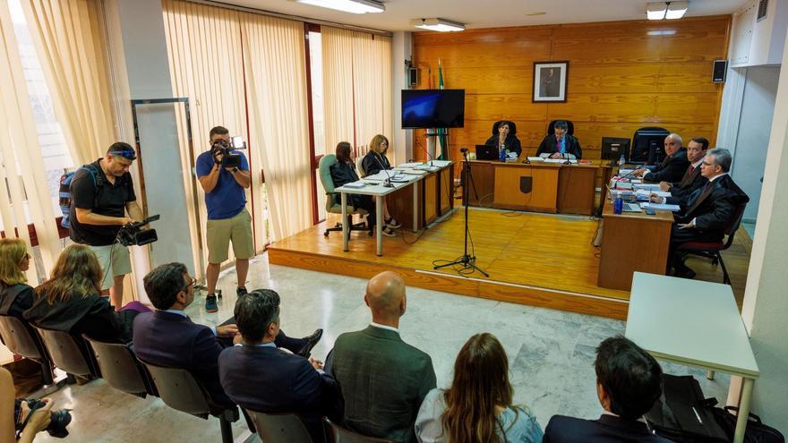 Fotografía de archivo de la sala del juzgado de Primera Instancia número 11 de Sevilla donde el pasado 4 de julio comenzó el juicio .EFE/Julio Muñoz