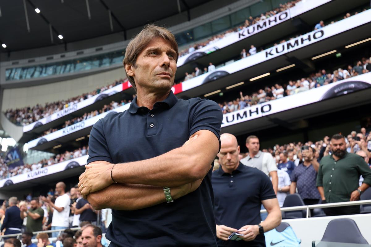 Antonio Conte, entrenador del Tottenham