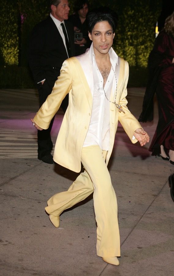 Prince, con traje de chaqueta en 2007.