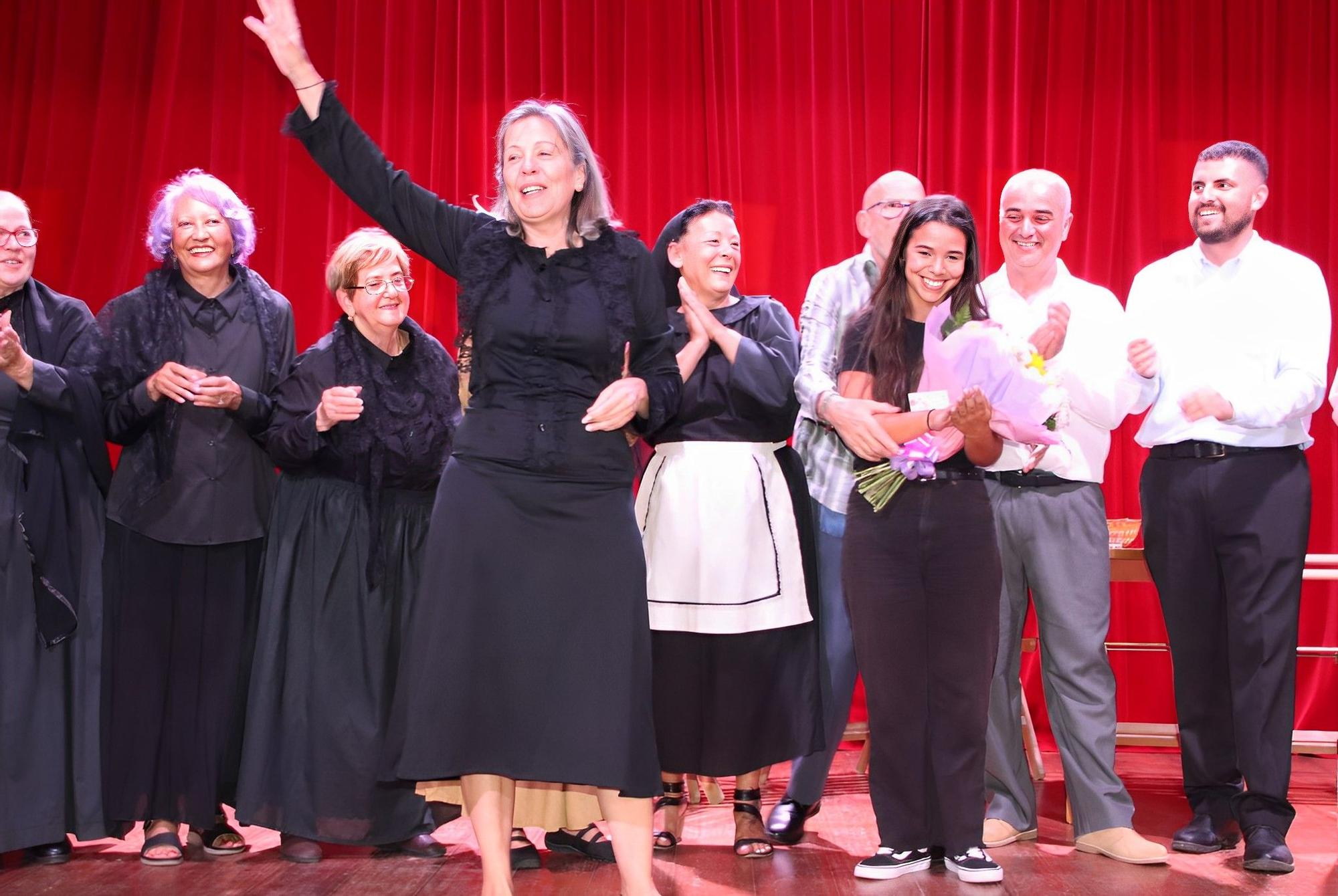 Los mayores de Yaiza representan la obra El choso de Bernarda Alba