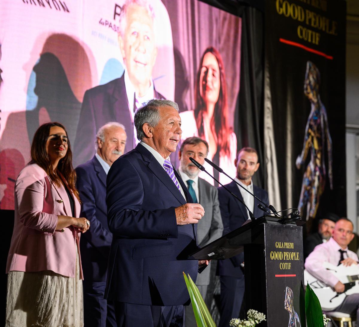 El presidente del Cotif, Eliseu Gómez, durante su discurso.