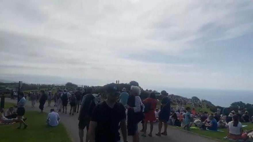 Primer día posteclipse en A Coruña: siguen las nubes