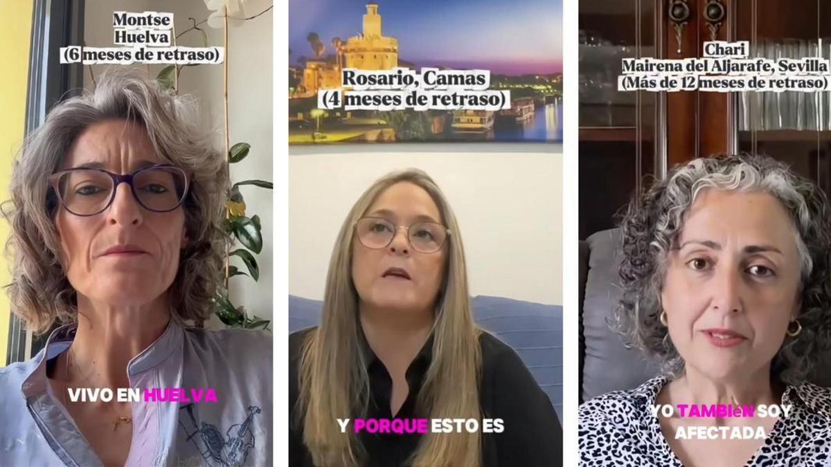 Montse, Rosario y Chari, pacientes oncológicas que se suman a la campaña 'Me too' de Amama.