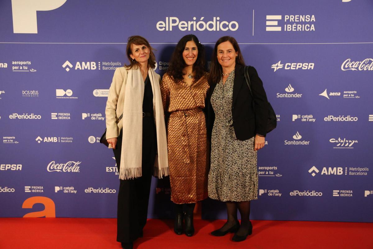 Susanna Arasa, de IESE; Carla Vargas, de Roman, y Ana Sesé, de IESE.