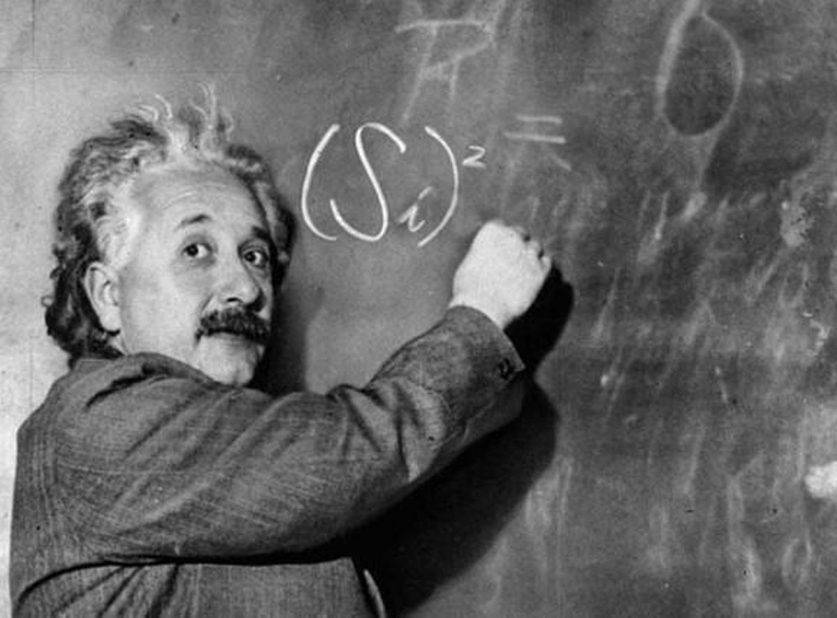 La fórmula d’Einstein. La fórmula d’Einstein.