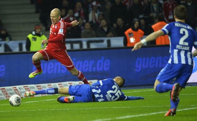 Las imágenes del Hertha-Bayern