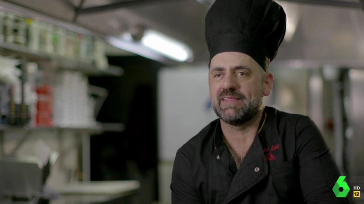 José Luis Vega, en un momento del programa &#039;Pesadilla en la cocina&#039;.