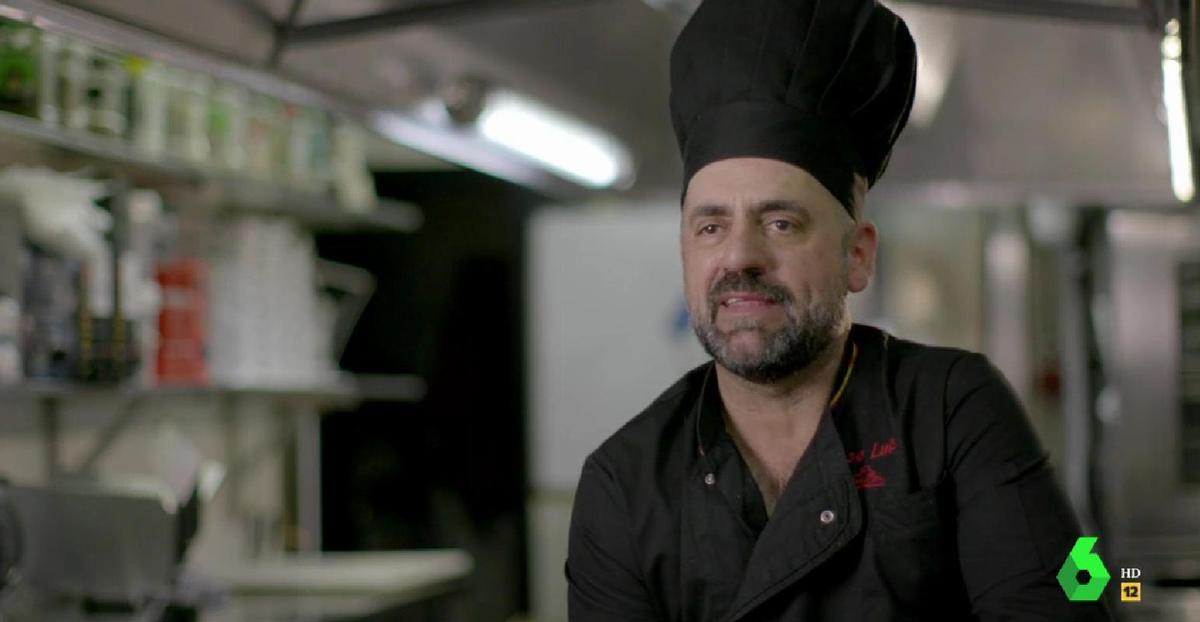 José Luis Vega, en un momento del programa 'Pesadilla en la cocina'