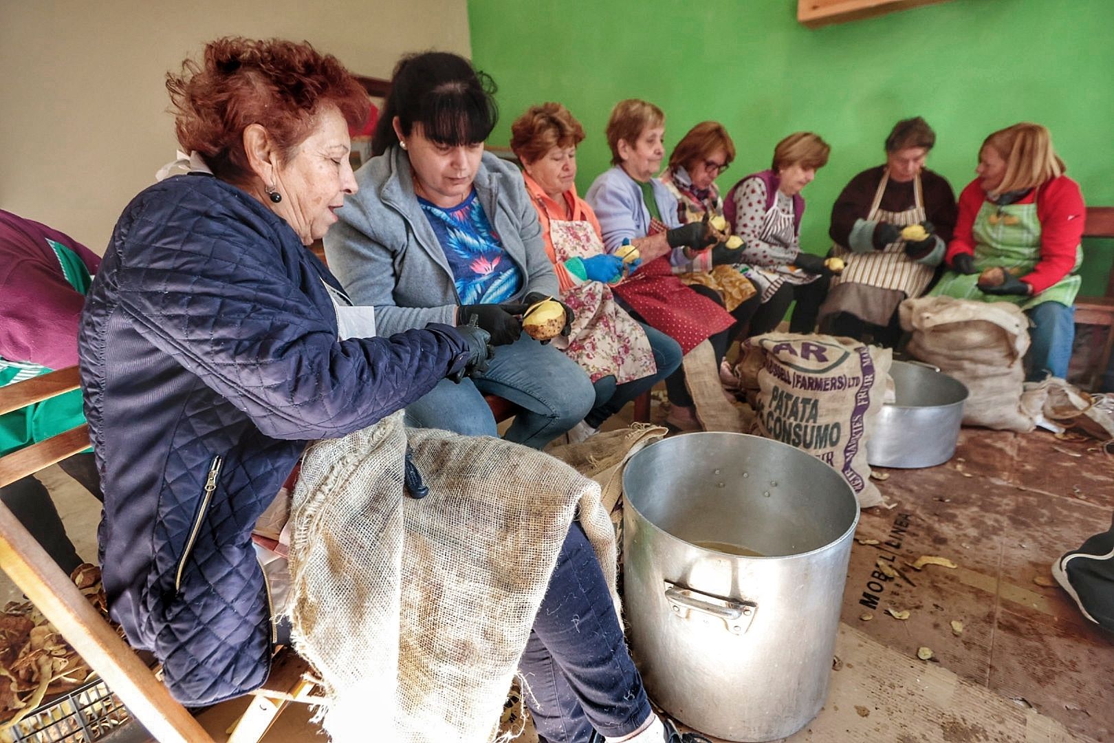 Preparativos del Puchero de La Florida