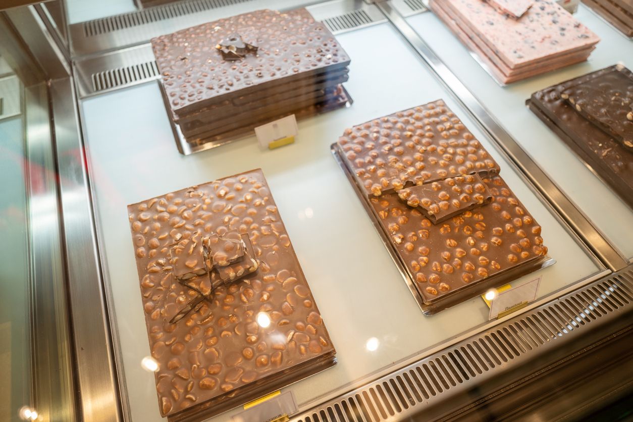 Dulces de chocolate.