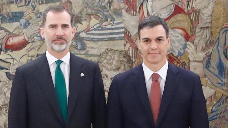 Sánchez, con Felipe VI