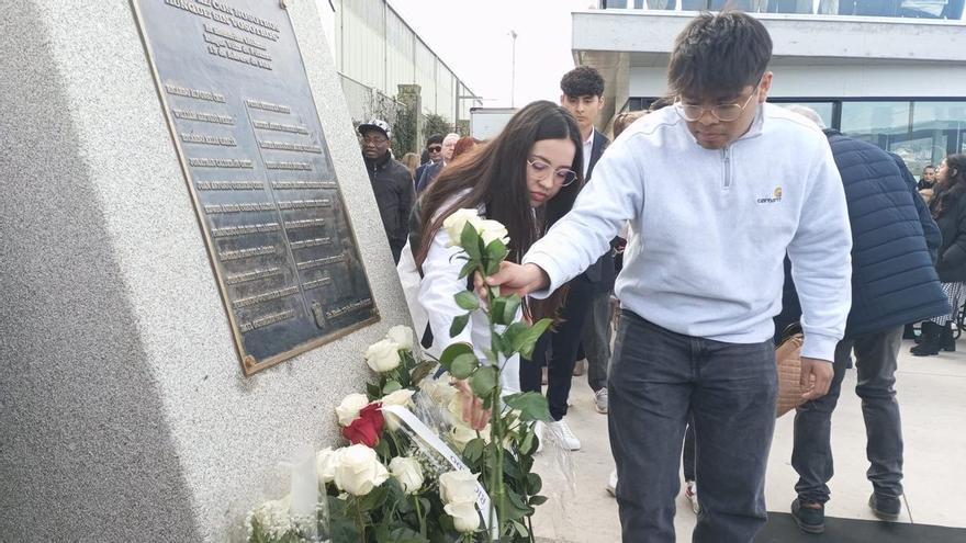 Marín homenajea a las víctimas del Pitanxo en el segundo aniversario