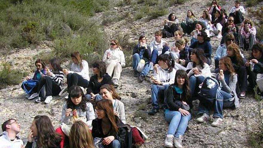 Pedagogía en el Barranc del Cint