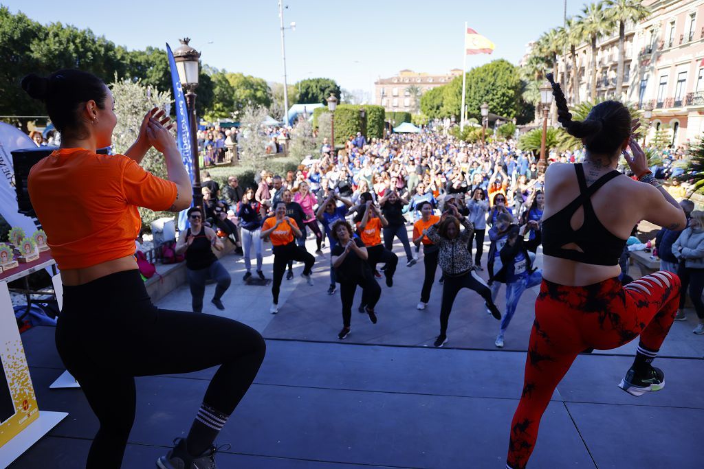 Las imágenes de la clase de zumba tras la Carrera de la Mujer