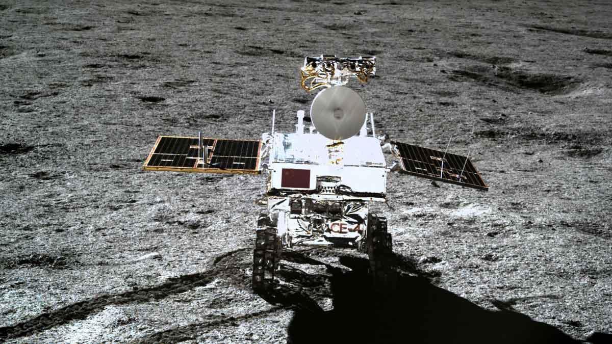 La sonda china Chang’e-4 ha tomado fotos panorámicas en la superficie lunar .