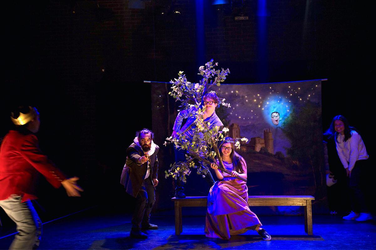 Un momento de la representación de la obra 'Hamlet'.