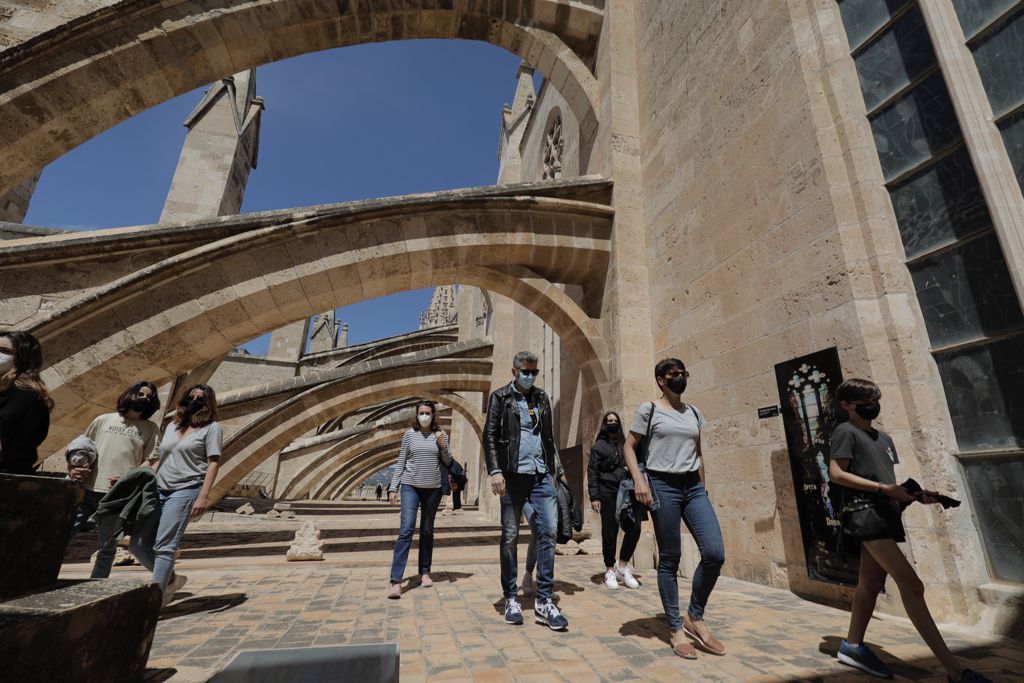 Vuelven las visitas a las terrazas de la Catedral de Mallorca