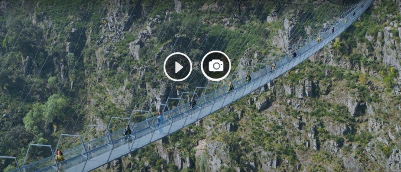 El puente colgante más largo el mundo, en Portugal, se estrenó con estilo.