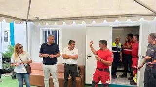 Más de 200 personas velan por la seguridad de la romería de Los Dolores en Lanzarote