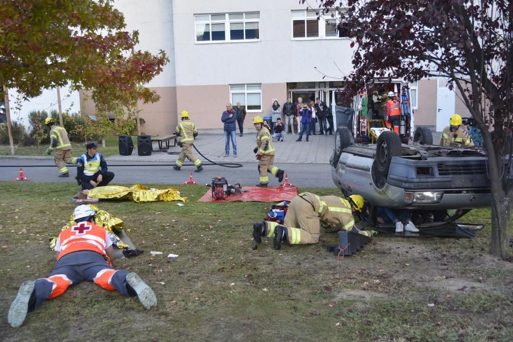 Stop Accidentes realiza un simulacro en Someso