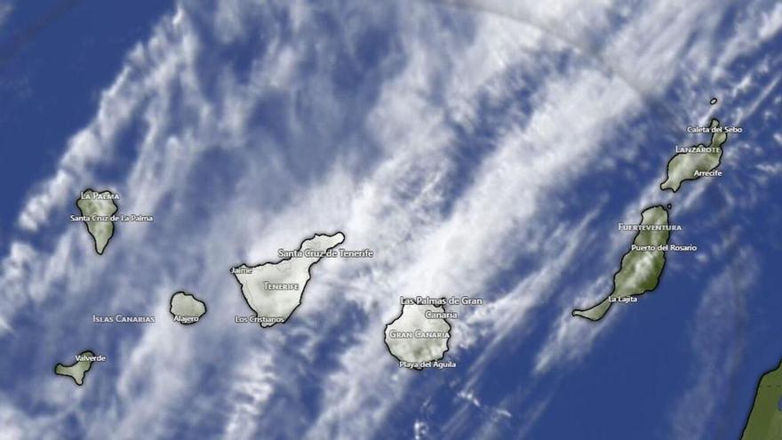 Canarias afronta una jornada de aumento de nubosidad, ascenso térmico y viento moderado