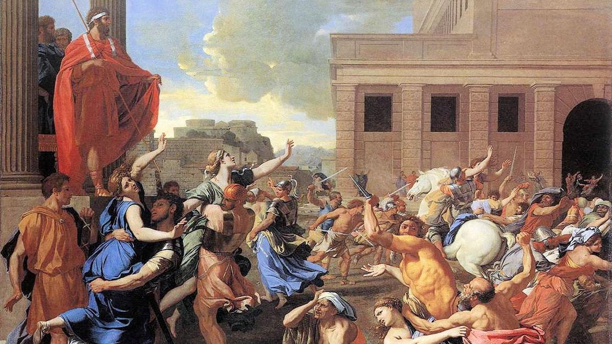 ’El rapto de las sabinas’, de Poussin, uno de los muchos ejemplos de violaciones en el arte.