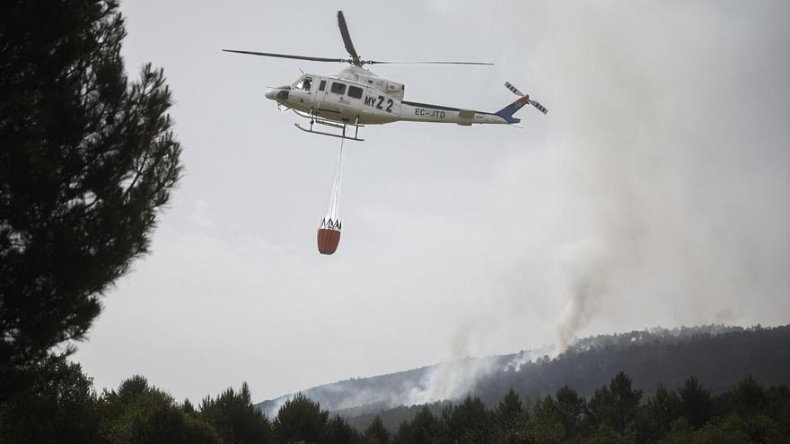 El incendio en la Sierra de la Culebra se lleva por delante un rebaño de ovejas de una explotación ganadera