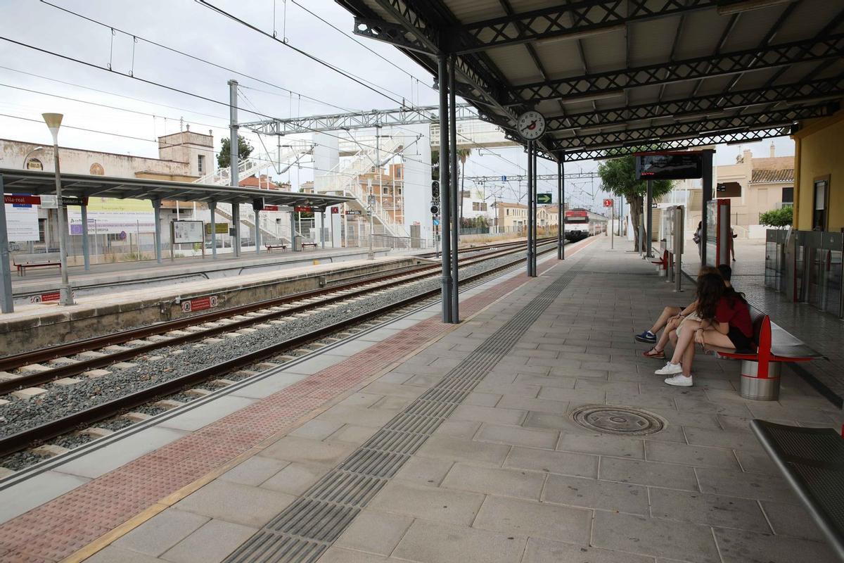 Imagen de la estación de trenes de Vila-real.