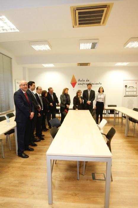 Inauguración del Aula de Emprendimiento de la UMU