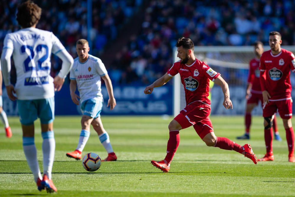 El Dépor gana en Zaragoza y sueña con el ascenso