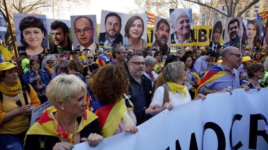 Manifestación independentista en Madrid