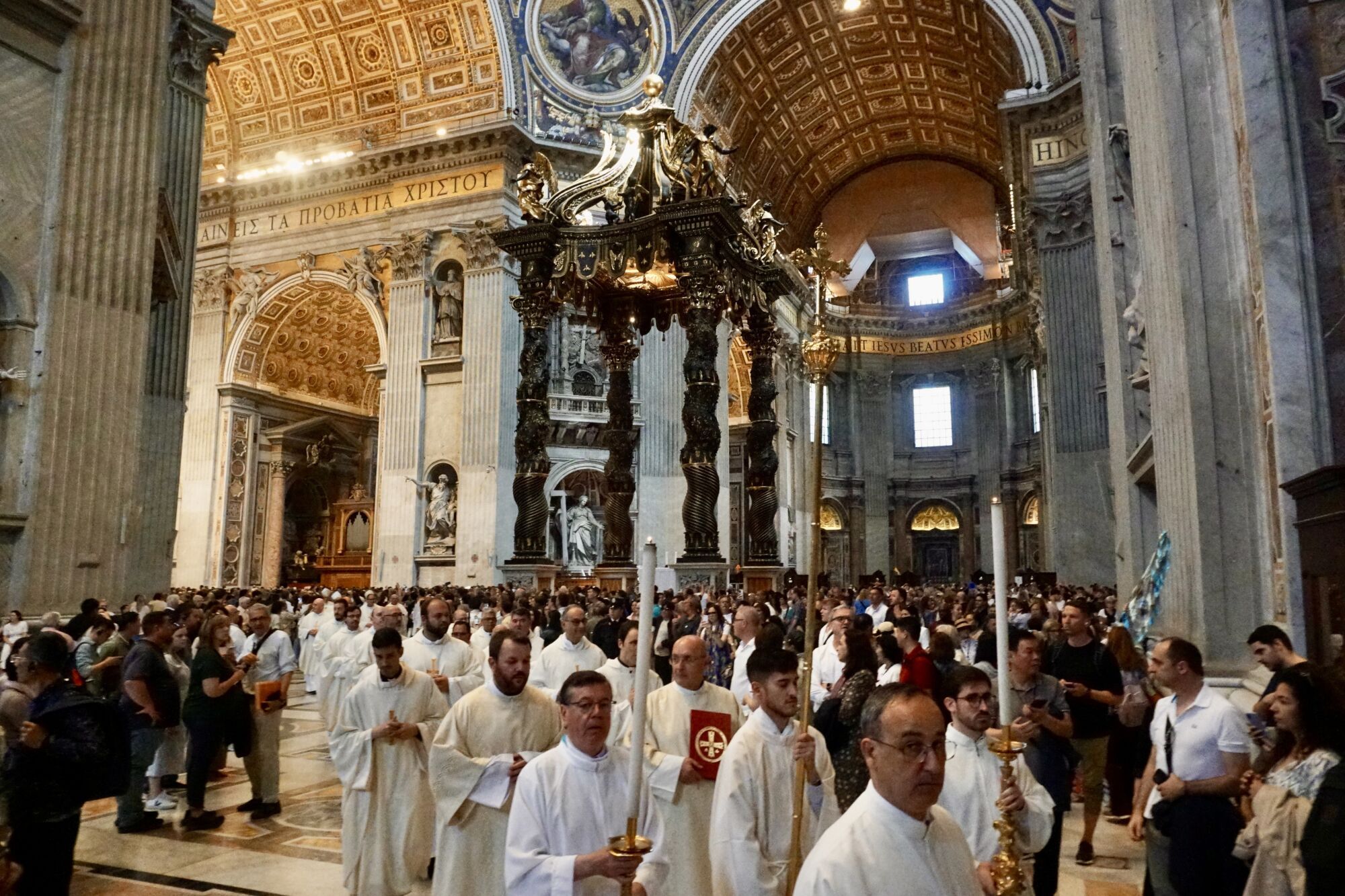 Fotos de la misa de las diócesis de la Esperanza y el Cachorro que abre el Jubileo de las Cofradías en Roma 