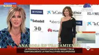 Susanna Griso envía un mensaje a Ana Rosa tras anunciar que tiene cáncer