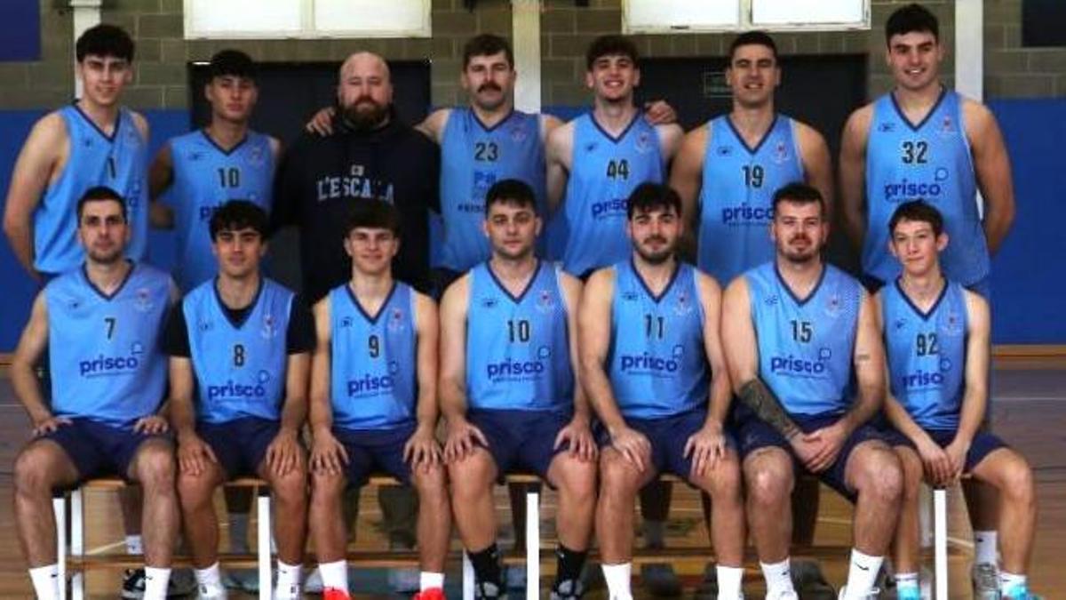 El primer equip masculí de l'Escala.