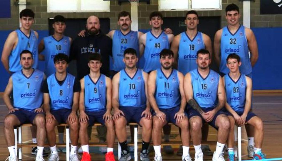 El primer equip masculí de l'Escala.