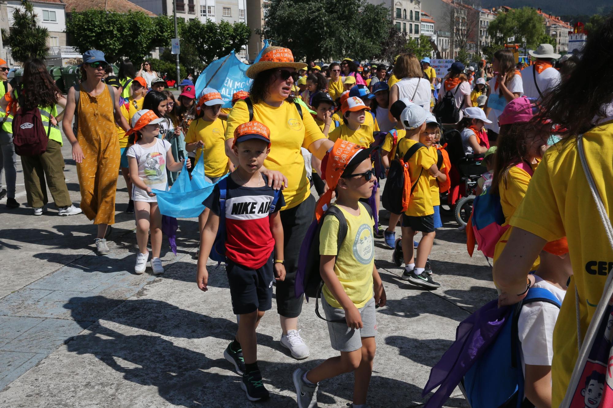 Máis de 2.000 cativos enchen o Correlingua de Moaña polo idioma galego