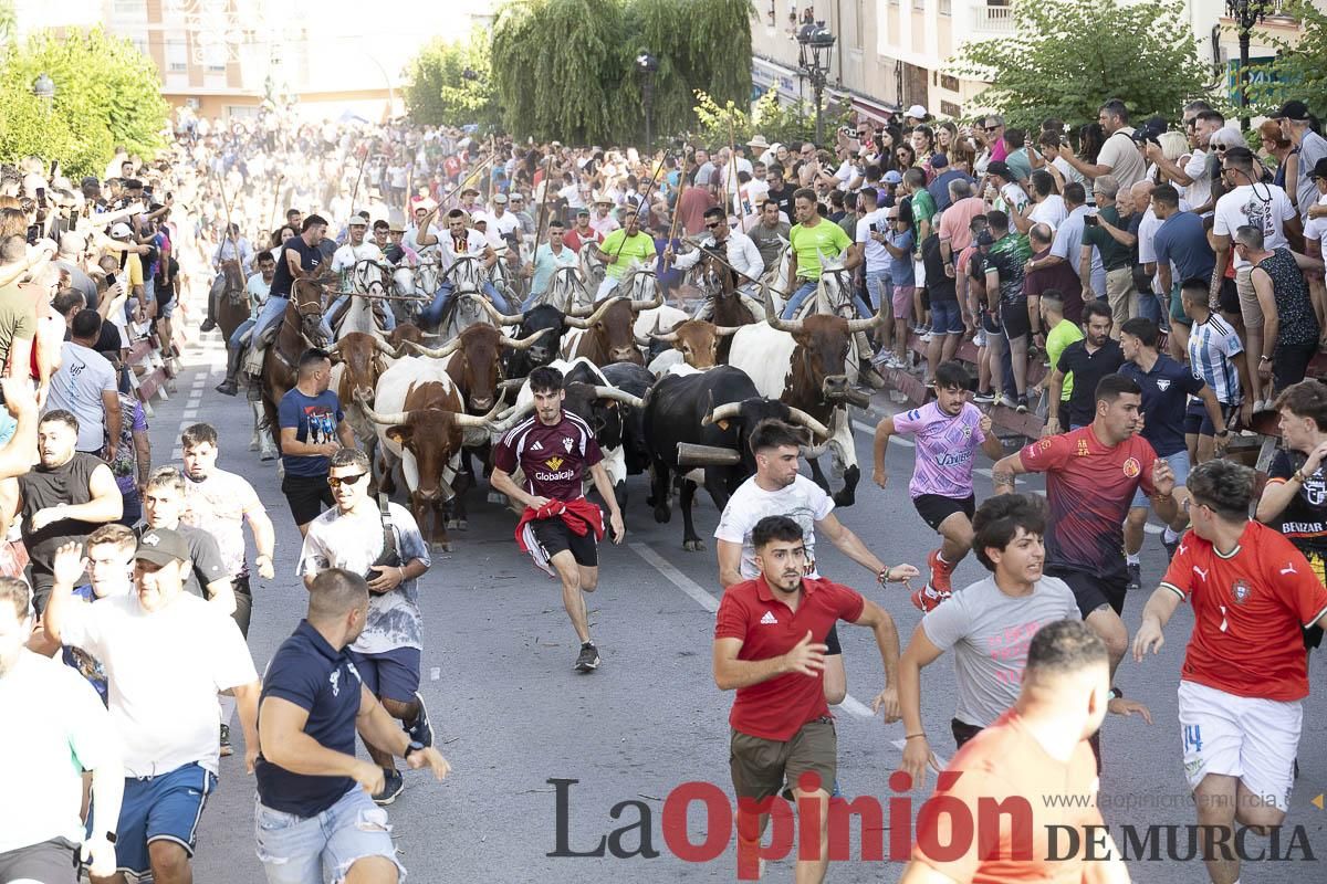 El segundo encierro de las Fiestas de Moratalla se salda con un herido