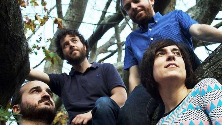 Componentes del grupo indi When Nalda became punk. // Pablo Ferreira