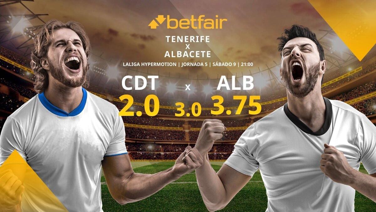 CD Tenerife vs. Albacete Balompié: horario, TV, estadísticas, clasificación y pronósticos