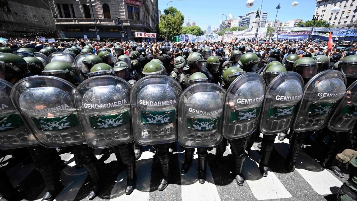 Huelga general contra Milei en Argentina