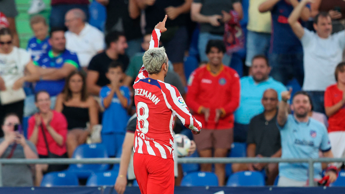 GETAFE-ATLÉTICO : Griezmann, autor del tercer gol contra el Getafe tras medio año sin marcar con el equipo