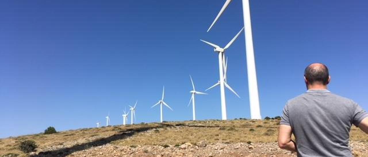 Parque de la firma Proyectos Eólicos Valencianos en El Toro (Castelló).