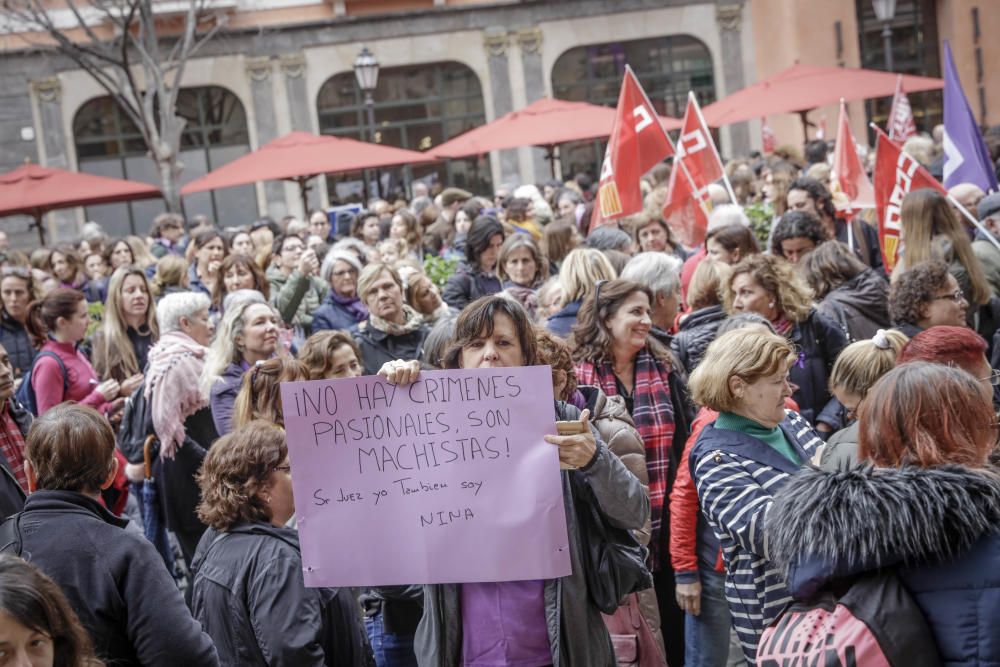 Manifestación en Palma por el Día Internacional de la Mujer